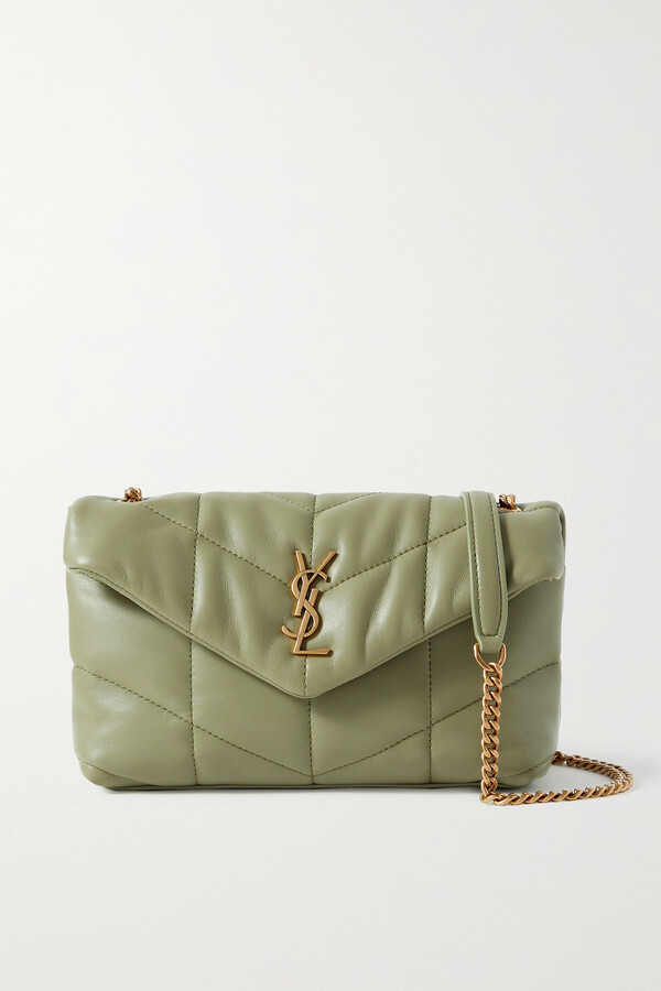 Saint Laurent Women's Green Shoulder Bags | ShopStyle