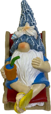 Gulran Resin Beach Gnome in Chair Status