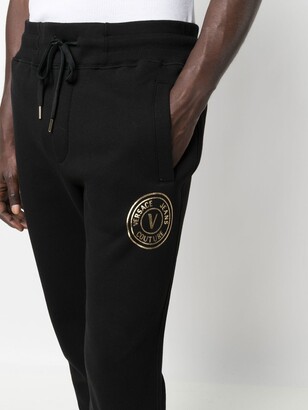 Versace Jeans Couture Logo Print Track Pants