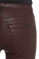 Thumbnail for your product : 7 For All Mankind Coated Ankle Skinny Jeans