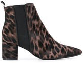 Thumbnail for your product : Anna Baiguera leopard print ankle boots