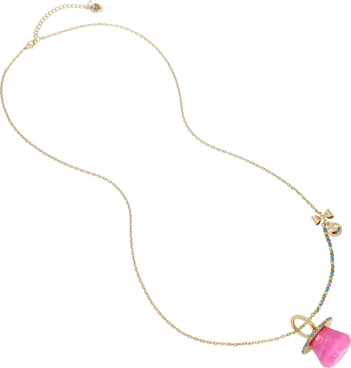 ❤️ Betsey Johnson Colorful Crystal Teddy Bear Necklace ❤️ | Bear necklace, Betsey  johnson, Betsey