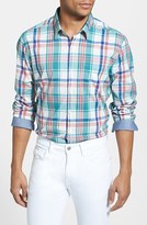 Thumbnail for your product : 7 Diamonds 'Young Adult Friction' Trim Fit Plaid Sport Shirt