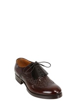 Thumbnail for your product : Mahogany Wood & Leather Oxford Shoes