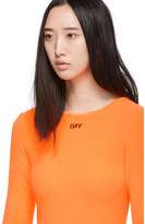 Thumbnail for your product : Off-White Orange Terrycloth Bodysuit