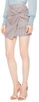 Thumbnail for your product : Parker Montaigne Plaid Twist Front Miniskirt