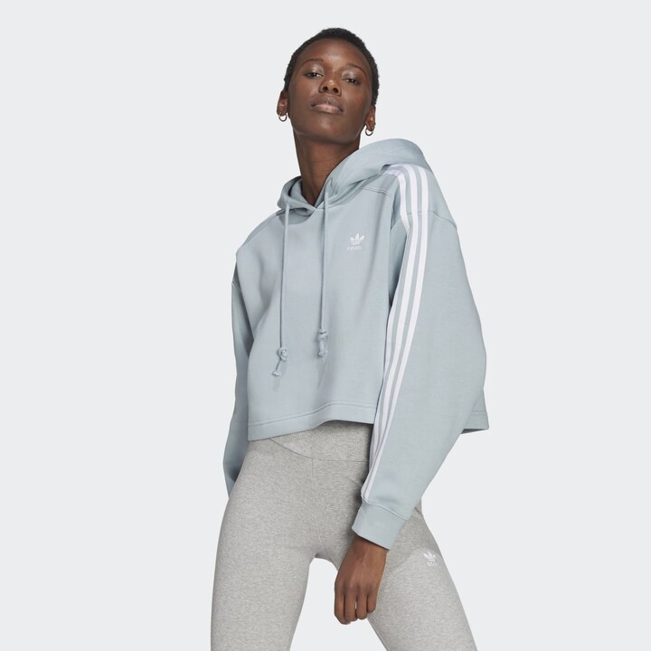 adidas Adicolor Classics Cropped Hoodie - ShopStyle