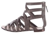 Thumbnail for your product : Brian Atwood Alcarra Python Sandals