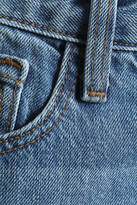Thumbnail for your product : J Brand Frayed High-rise Straight-leg Jeans