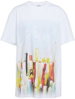 Thumbnail for your product : Loewe Printed cotton jersey T-shirt