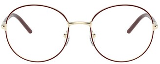 Prada Eyewear Round Frame Glasses
