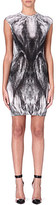 Thumbnail for your product : Alexander McQueen Feather-print wool dress