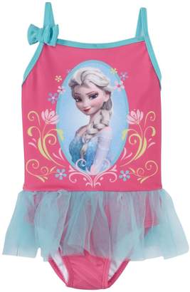 Disney Frozen Toddler Girl's Tutu/Skirted Elsa One-Piece Swimsuit