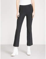 Helmut Lang Flared cropped slim-fit stretch trousers