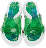 green versace slides