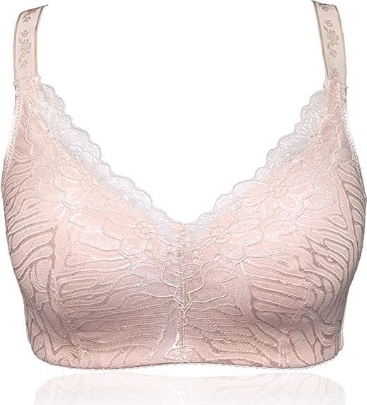 Lace Post Surgery Bras Mastectomy Bra with Breast Prosthesis Pocket Bandeau  Tube Top Sexy Women's Wireless Daily Bra (Color : Beige, Size : 75/34B) at   Women's Clothing store