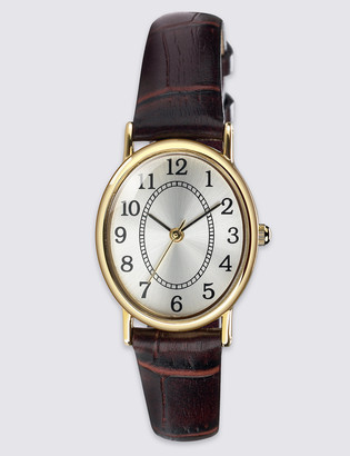 Marks and Spencer Oval Face Classic Strap Watch