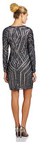 Thumbnail for your product : Adrianna Papell Diamond-Beaded Sheath Dress