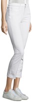 Thumbnail for your product : 3x1 Sally Salamander Mid-Rise Cutout Straight-Leg Cropped Jeans