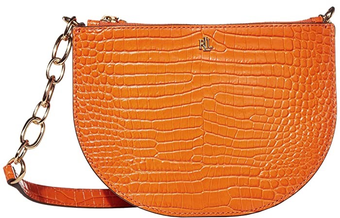 ralph lauren orange handbag