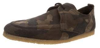Burberry Camouflage Derby Shoes