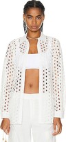 Thumbnail for your product : L'Agence Lindy Eyelet Blouse in White