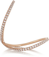 Thumbnail for your product : Anita Ko Double Eternity 18-karat rose gold diamond ring