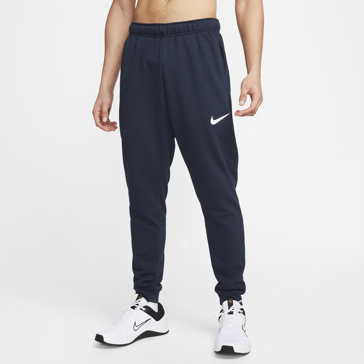 Nike Men's DriFIT Tapered Training Pants in Blue ShopStyle