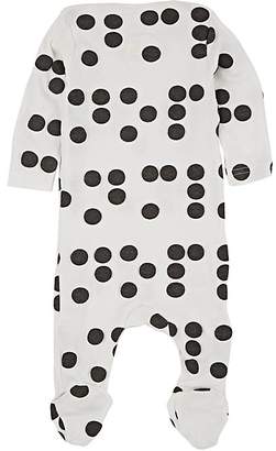 Nununu Infants' Dotted Cotton Footed Playsuit
