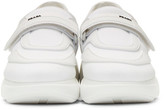 Thumbnail for your product : Prada White Tonal Sock Cloudbust Sneakers
