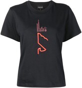 Thumbnail for your product : Emporio Armani graphic-embroidery logo-print T-shirt