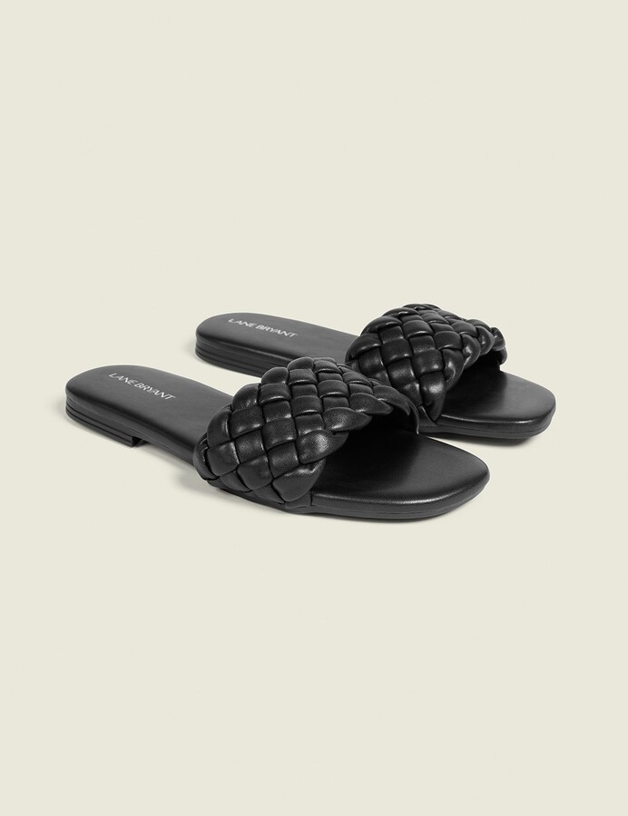Dream Cloud Braided Faux-Leather Slide