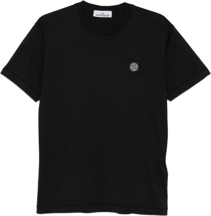 Stone Island T-Shirts And Polos Blacks And Greys