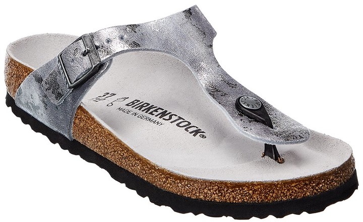 birkenstock gizeh vintage metallic