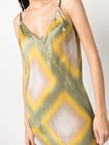 Thumbnail for your product : Rick Owens Geometric-Print Sleeveless Dress