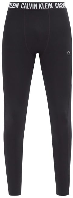 Calvin Klein Performance - Logo-waistband Training Leggings - Black -  ShopStyle Activewear
