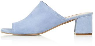 Topshop NINO Suede Mules - ShopStyle