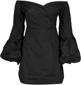 Thumbnail for your product : boohoo Off The Shoulder Wrap Shift Dress