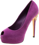 Purple Suede Platform Heels | Shop the world’s largest collection of ...