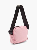 Thumbnail for your product : Ganni Logo-patch Recycled-fibre Cross-body Bag - Pink
