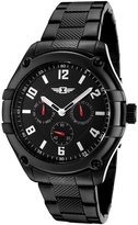 Thumbnail for your product : Invicta I by Men's Black Textured Dial Black Ion Plated Stainless Steel