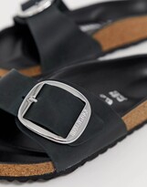 Thumbnail for your product : Birkenstock big buckle Madrid leather sandals
