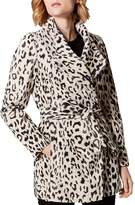 Thumbnail for your product : Karen Millen Leopard Print Faux Fur Coat