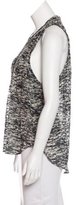 Thumbnail for your product : Isabel Marant Devoré Sleeveless Top