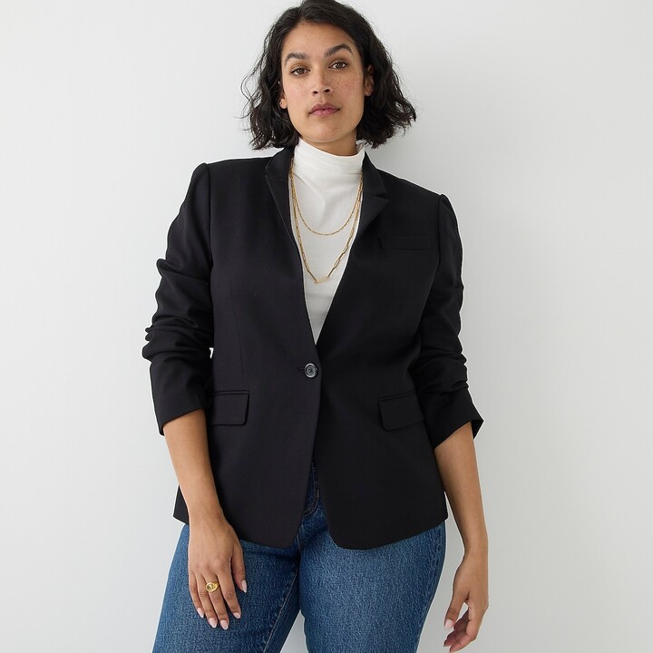 petite wool blazer