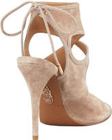 Thumbnail for your product : Aquazzura Sexy Thing Suede Cutout Sandals