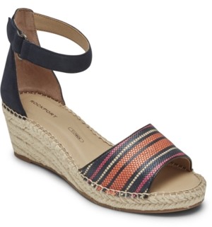rockport marah espadrille wedge pump