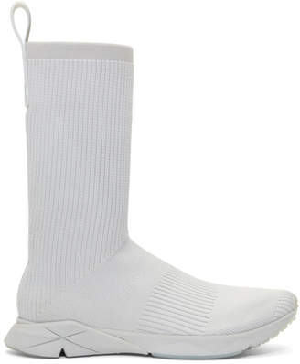Reebok Classics Grey Sock Supreme Runner ULTK High-Top Sneakers