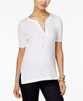 Thumbnail for your product : MICHAEL Michael Kors Lace-Up T-Shirt