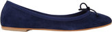 Thumbnail for your product : Barneys New York Suede Bow Flats